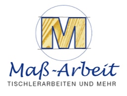 Logo Maß-Arbeit, Tischlerarbeiten
