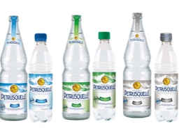 Produktgestaltung Siegsdorfer Petrusquelle, Glas und PET