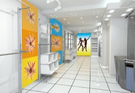 Digitaldruck zur Ladengestaltung