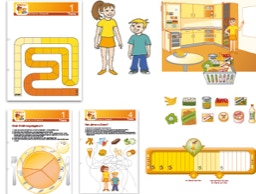 Online-Tool gesunde Ernährung für Kinder, Illustrationen