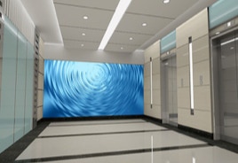 Hinterleuchtetes Motiv Digitaldruck