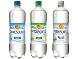 Produktgestaltung Mineralwässer Siegsdorfer petrusquelle 1,0l PET Flasche